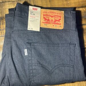 NWT Black Levi jeans 511 slim 32x30